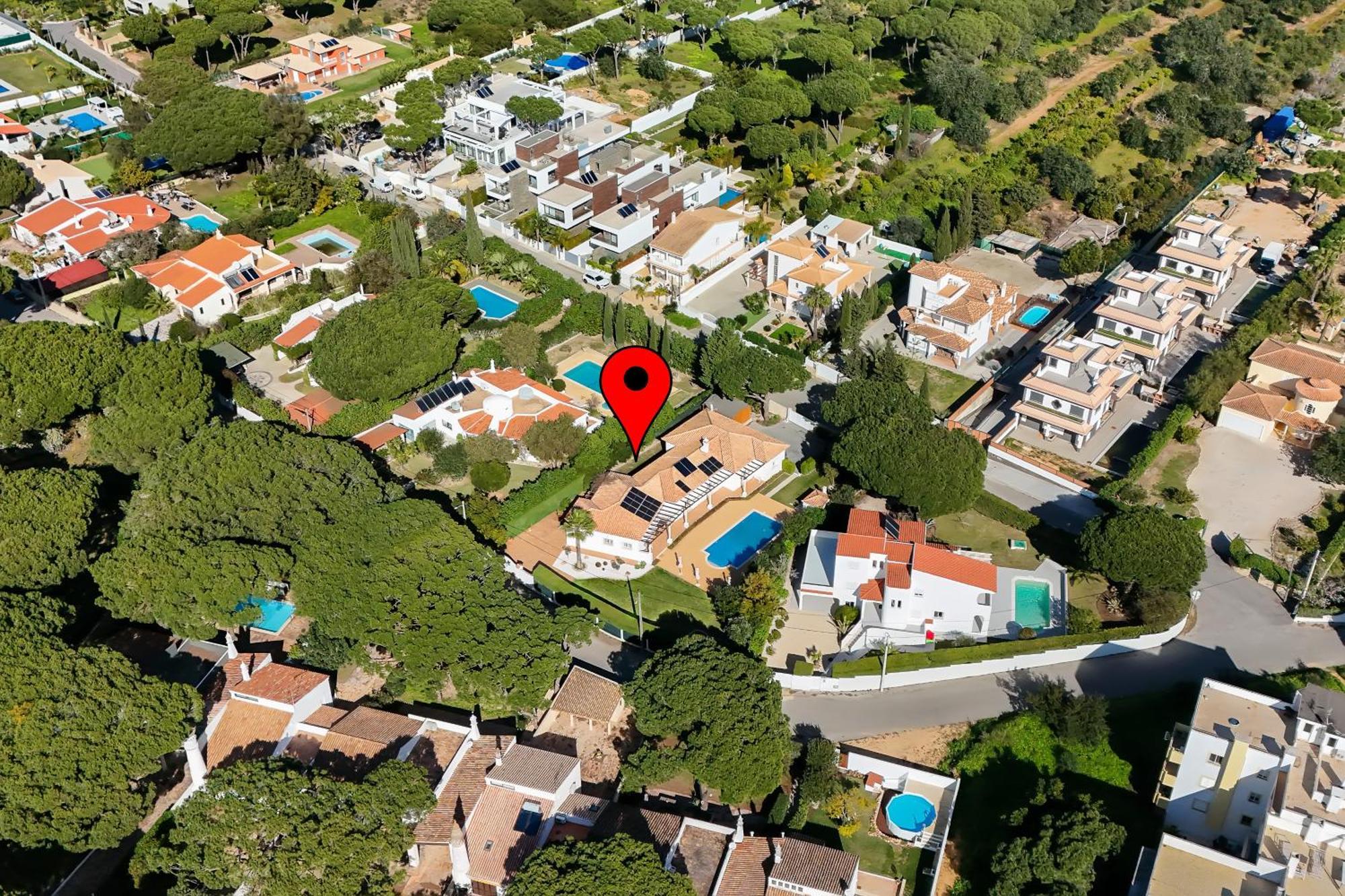 Exclusive Villa Toulouse With Pool In Falesia Algarve Albufeira Bagian luar foto