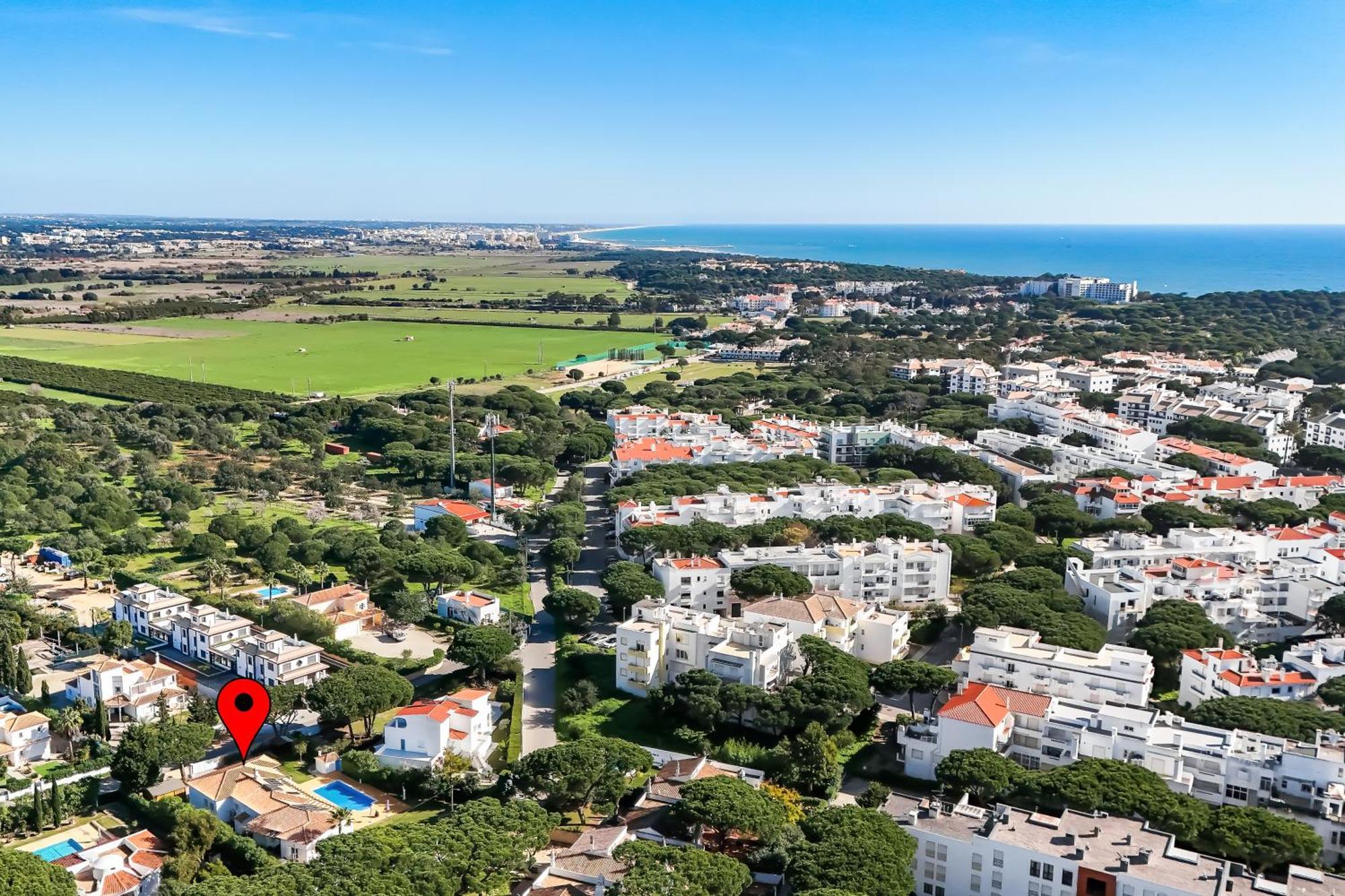 Exclusive Villa Toulouse With Pool In Falesia Algarve Albufeira Bagian luar foto